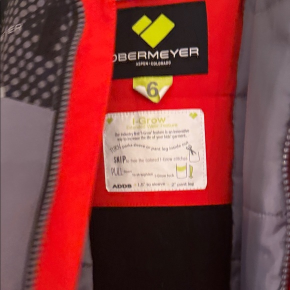 Kids Red and Gray Jacket - Picture 4 of 4